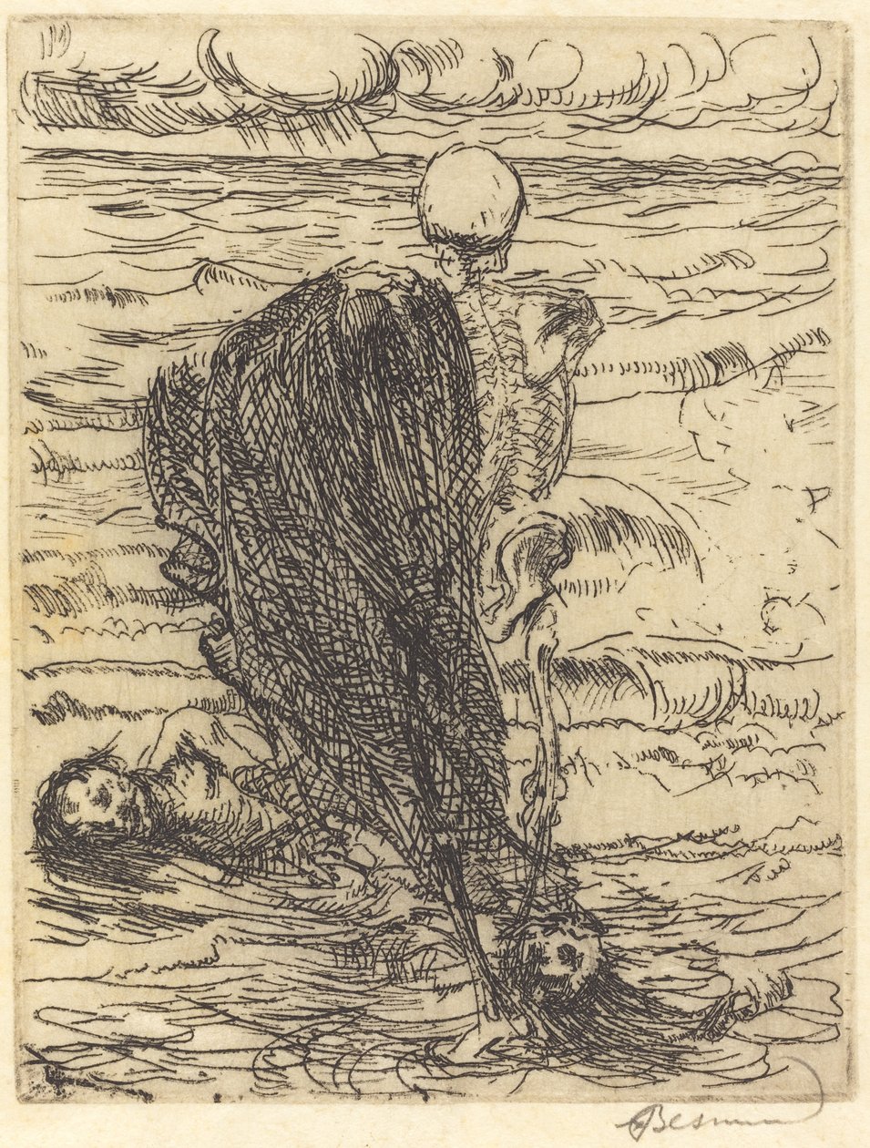 Bir Ağın Oyuncuları by Albert Besnard
