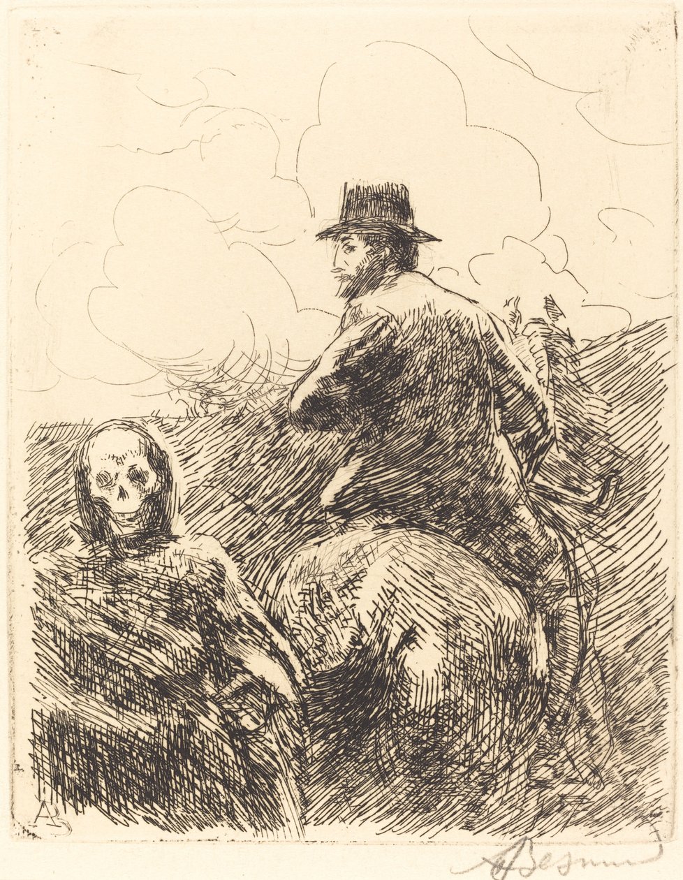 Tehlike Geçti (Tehlike geçişi) by Albert Besnard