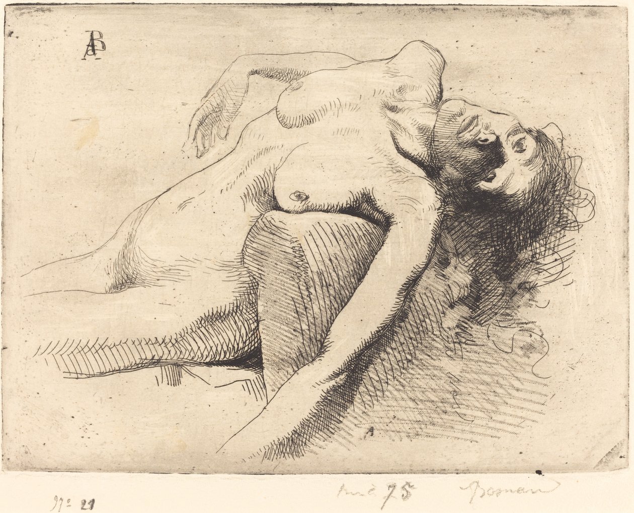 ölen kadın by Albert Besnard