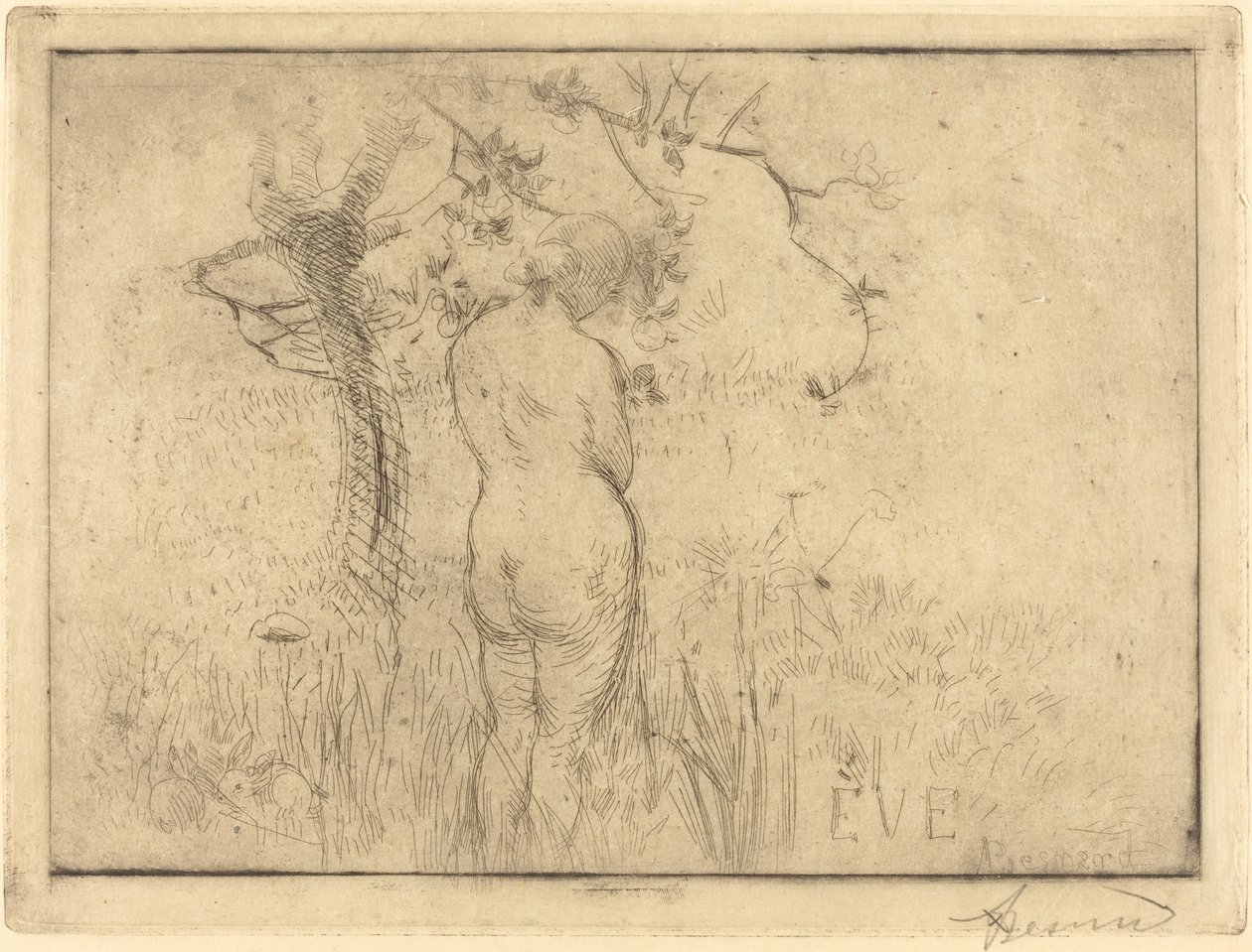 Elma Ağacından Önce Havva by Albert Besnard