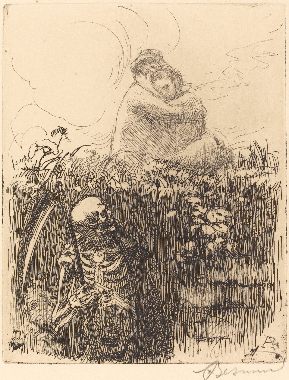 Gözetlemede by Albert Besnard