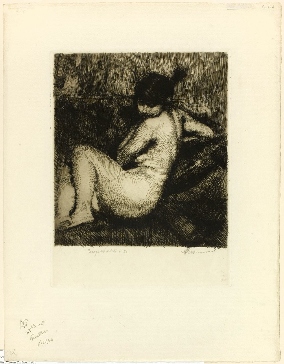 Tüylü Türban by Albert Besnard