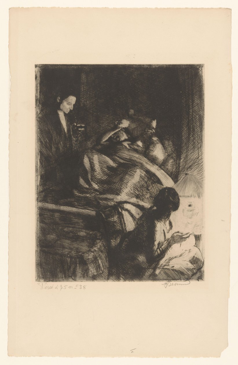 Kadın doğum by Albert Besnard