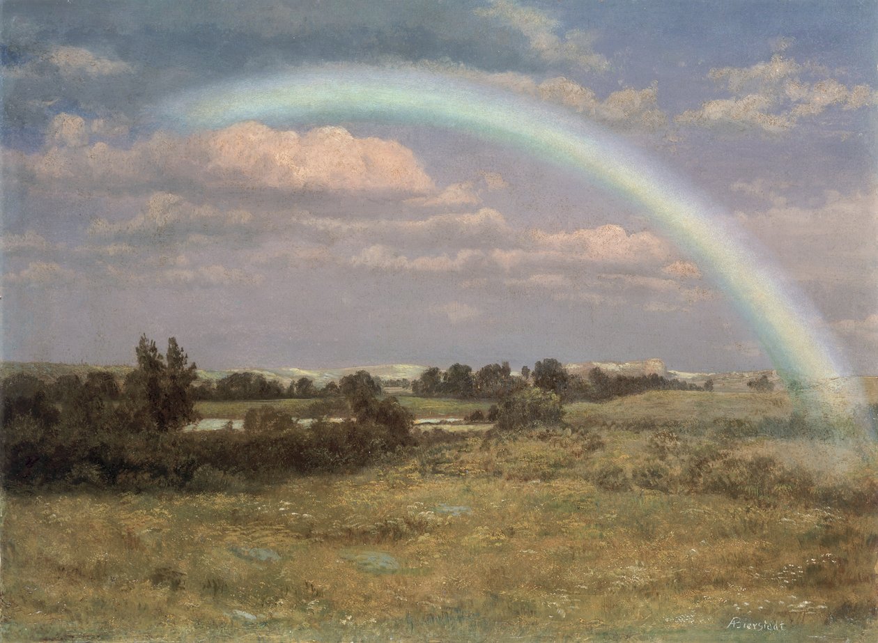 Fırtına sonrası by Albert Bierstadt