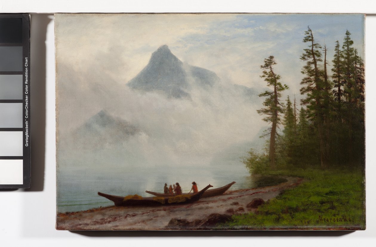 Alaska, c.1889 (tuval üzerine yağlıboya) by Albert Bierstadt