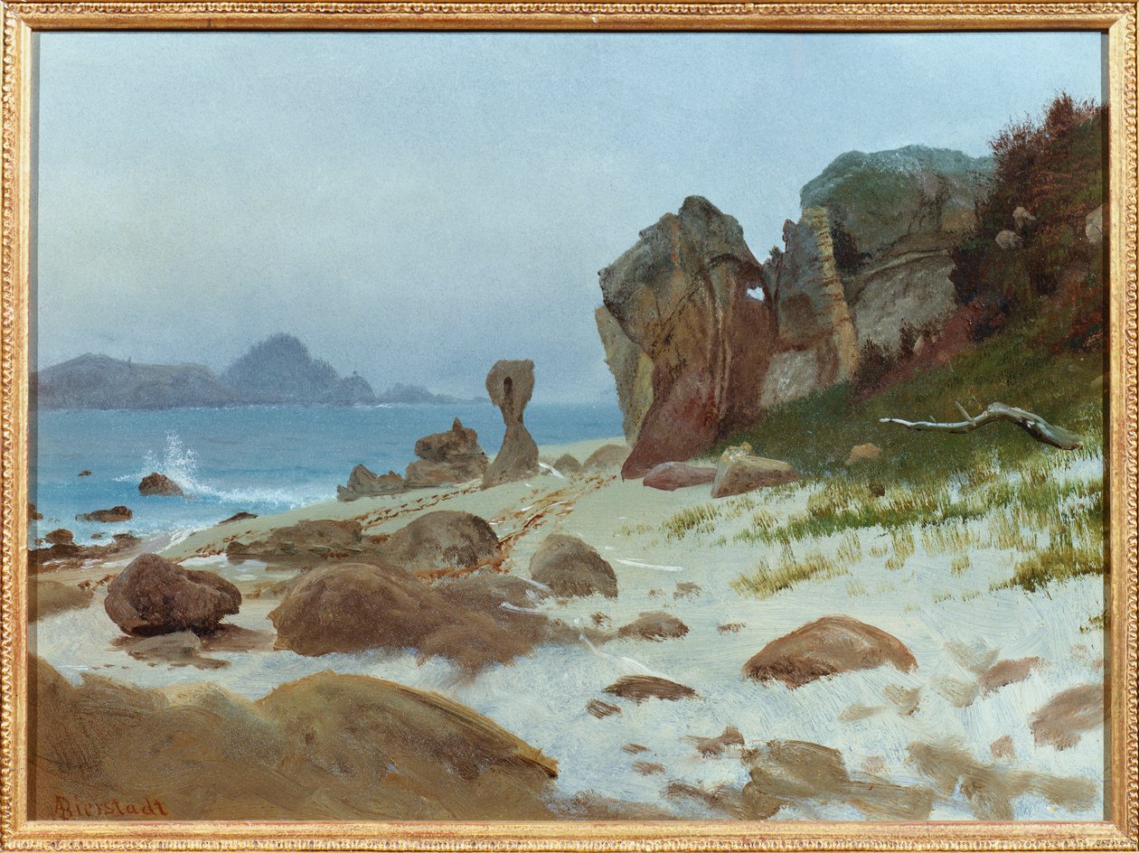 Monterey Körfezi by Albert Bierstadt