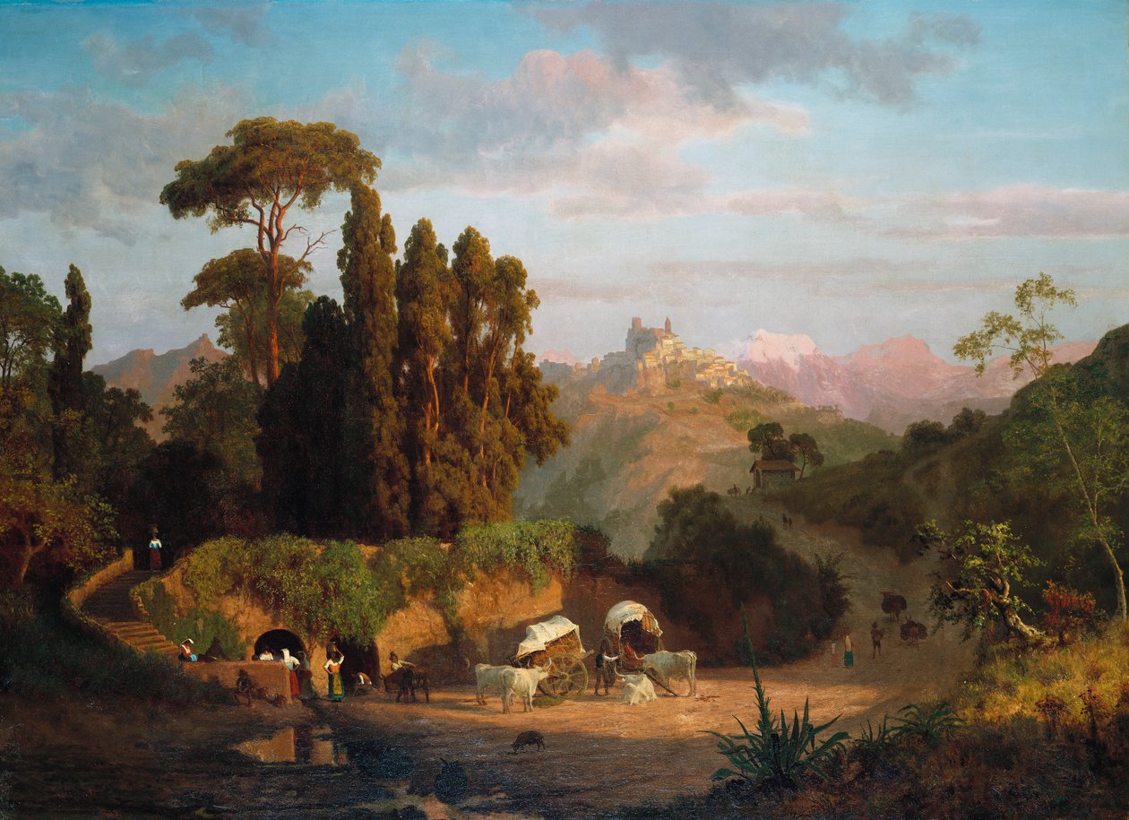 İtalyan Dağları, 1859 by Albert Bierstadt