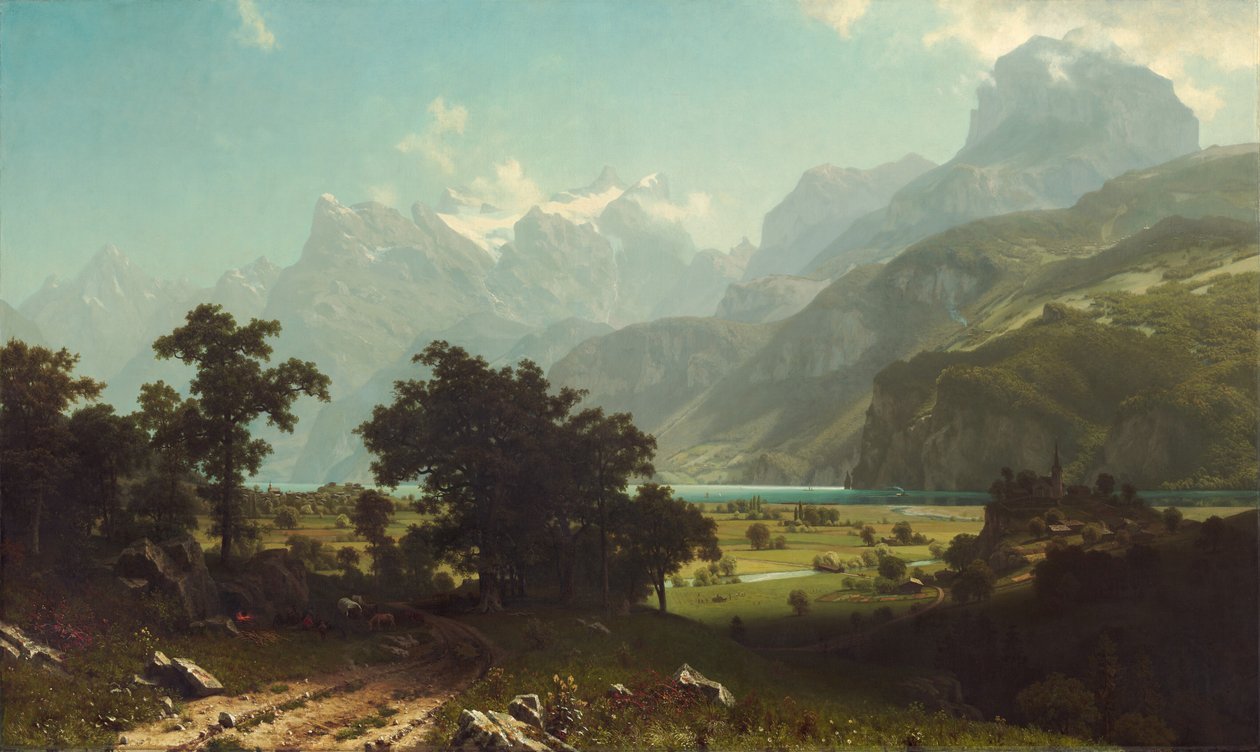 Lucerne Gölü by Albert Bierstadt