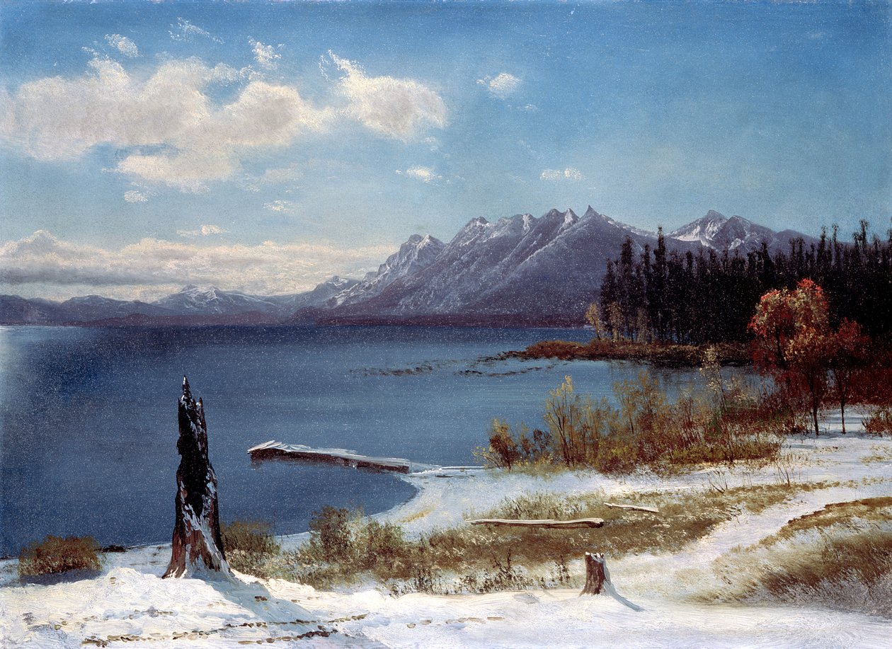 Tahoe Gölü by Albert Bierstadt