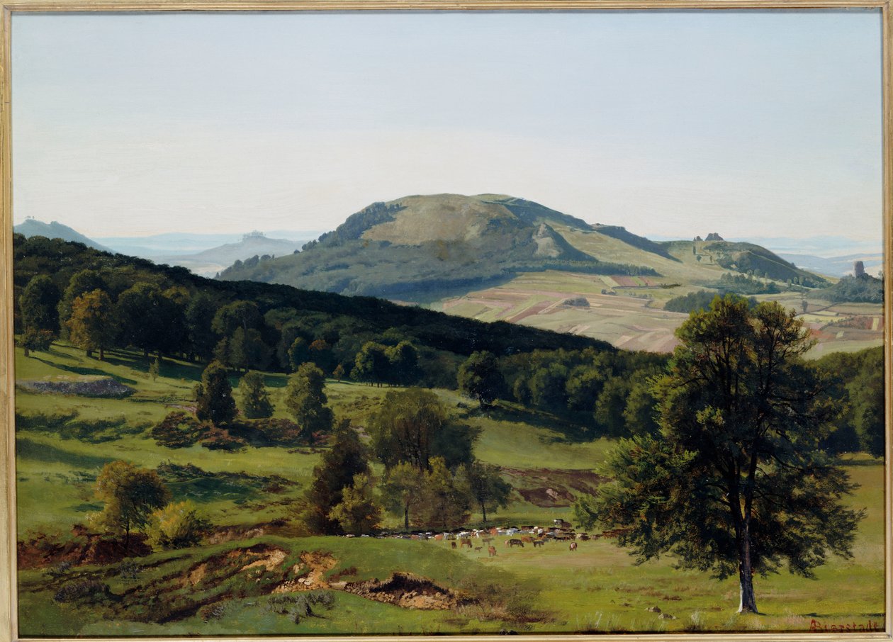 Manzara - Tepe ve Dale by Albert Bierstadt
