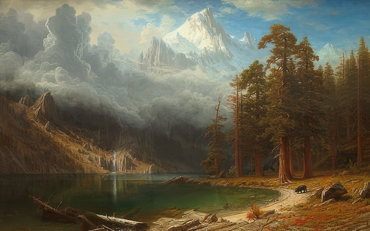 Corcoran Dağı. 1876-77 by Albert Bierstadt