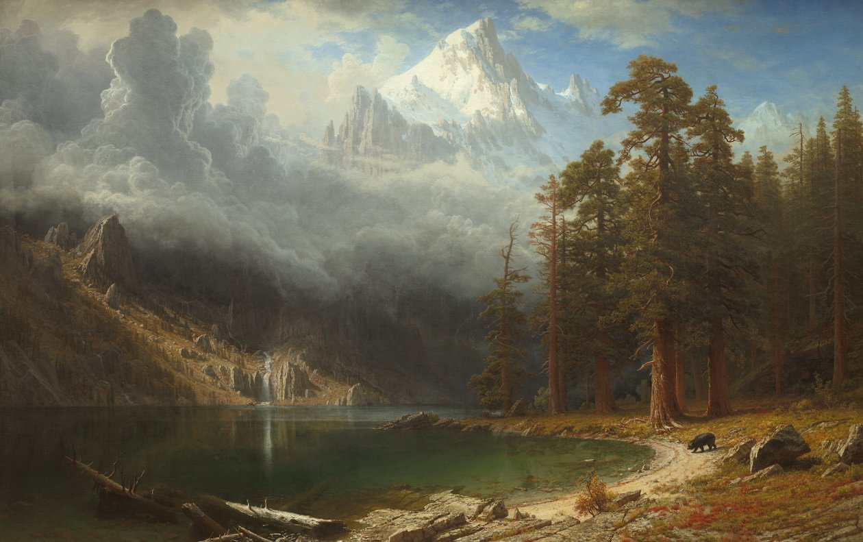 Corcoran Dağı, 1876-77 dolayları (tuval üzerine yağlı boya) by Albert Bierstadt
