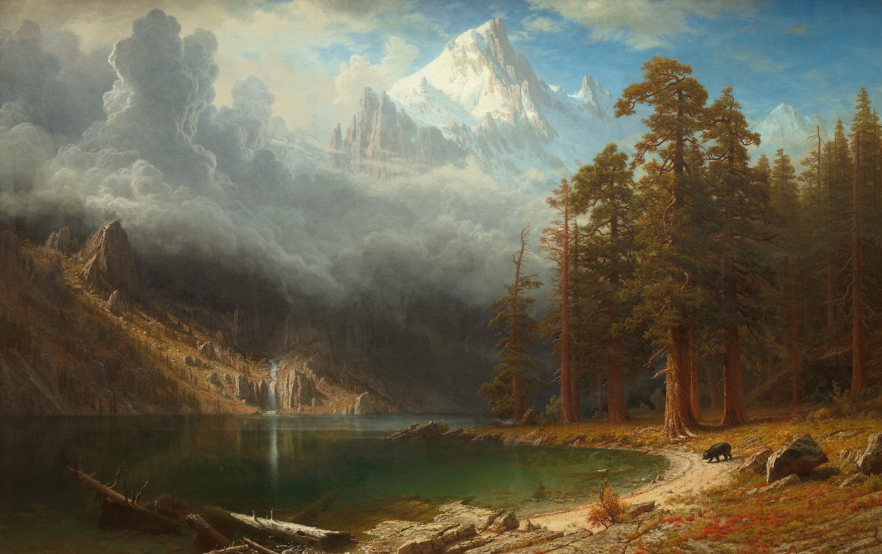 Corcoran Dağı, c. 1876-1877. by Albert Bierstadt