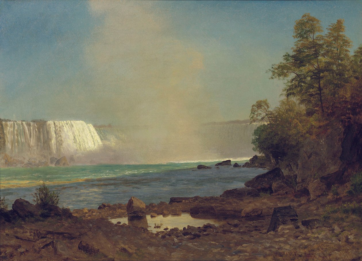 Niagara Şelalesi, 1863 by Albert Bierstadt