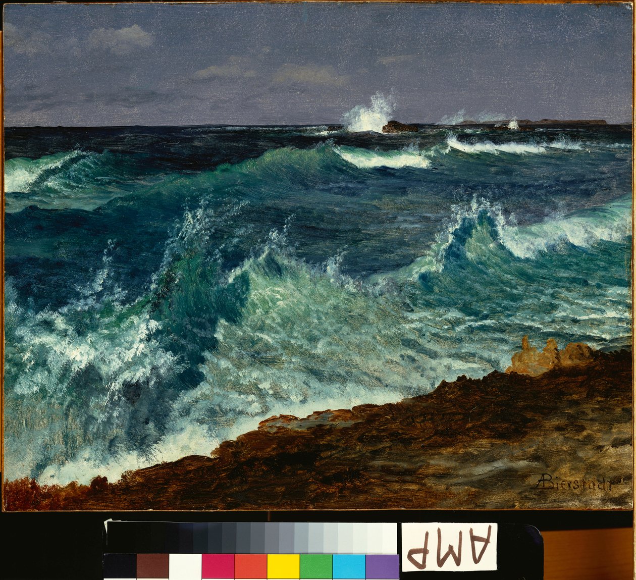 Deniz manzarası by Albert Bierstadt