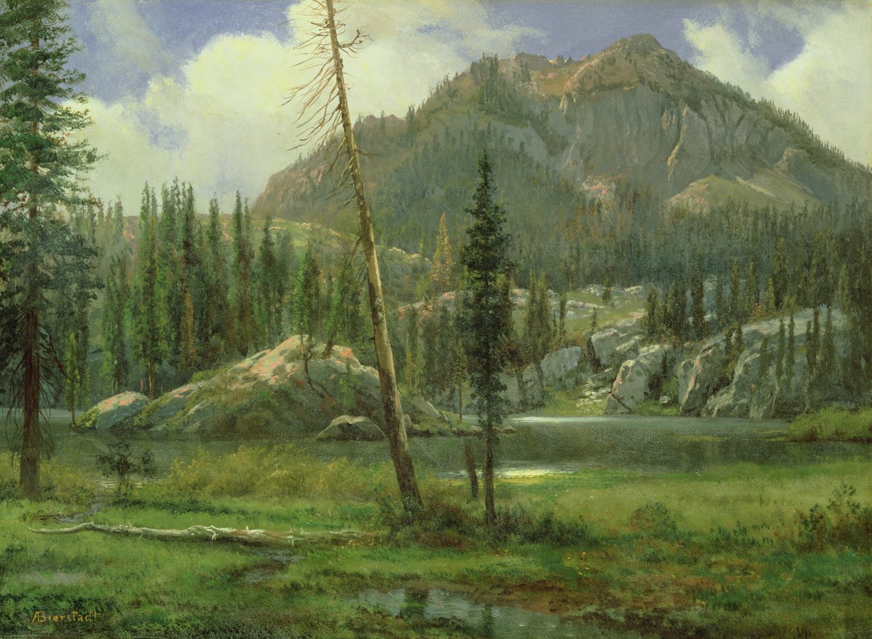 Sierra Nevada Dağları by Albert Bierstadt