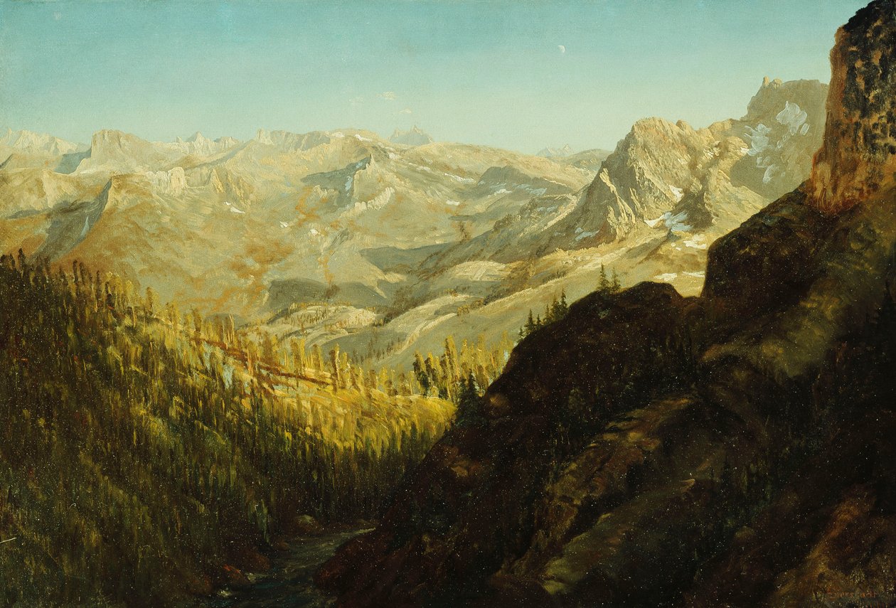 Sierra Nevada Dağları, Kaliforniya, by Albert Bierstadt