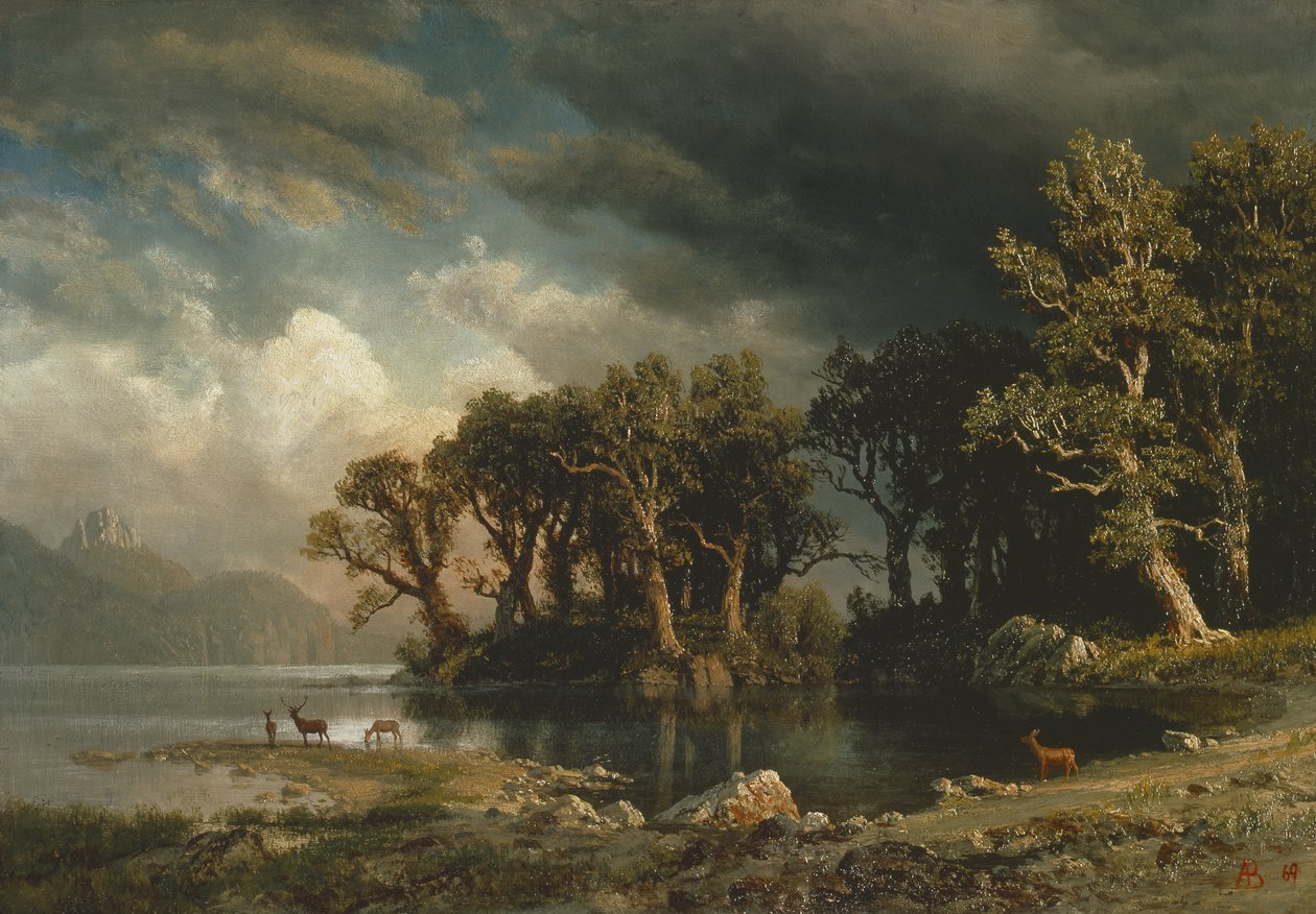 Yaklaşan Fırtına by Albert Bierstadt