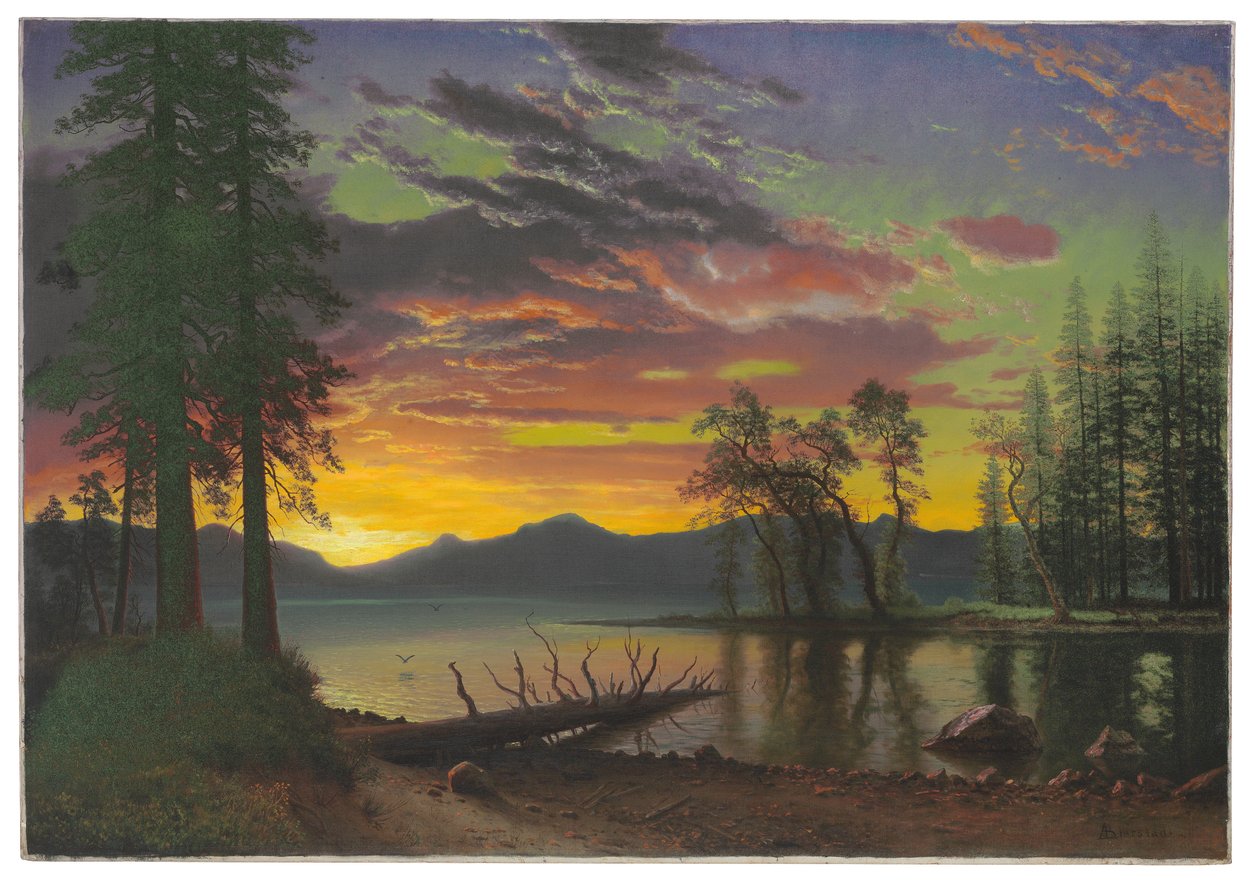 Alacakaranlık, Tahoe Gölü, 1870