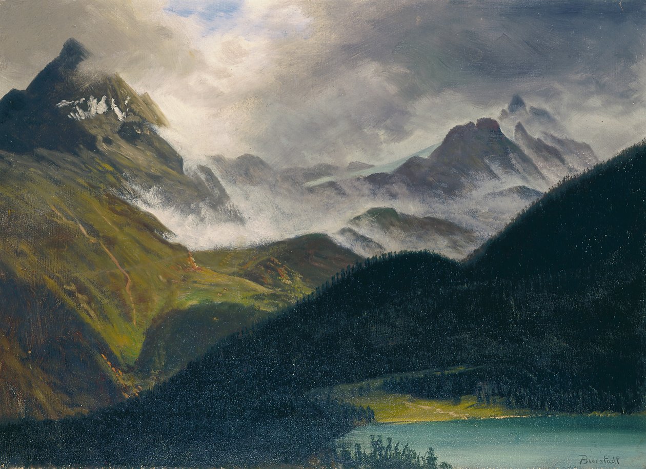İsimsiz (tuval üzerine yağlıboya) by Albert Bierstadt