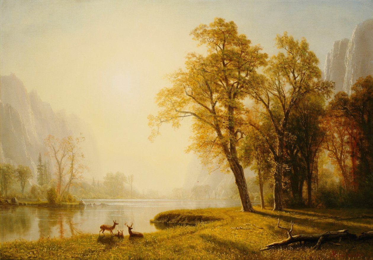 Yosemite Vadisi by Albert Bierstadt