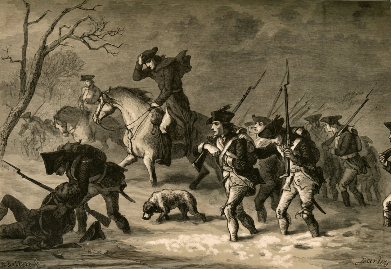 Valley Forge Yürüyüşü, 1877. by Albert Bobbett