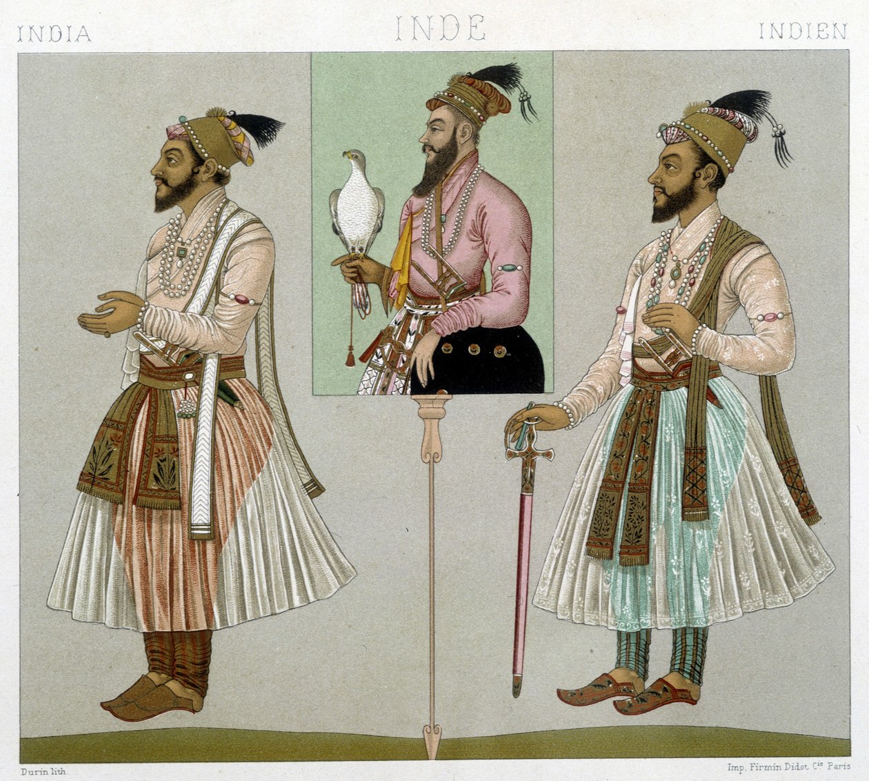 Racinet tarafından gravür by Albert Charles August Racinet