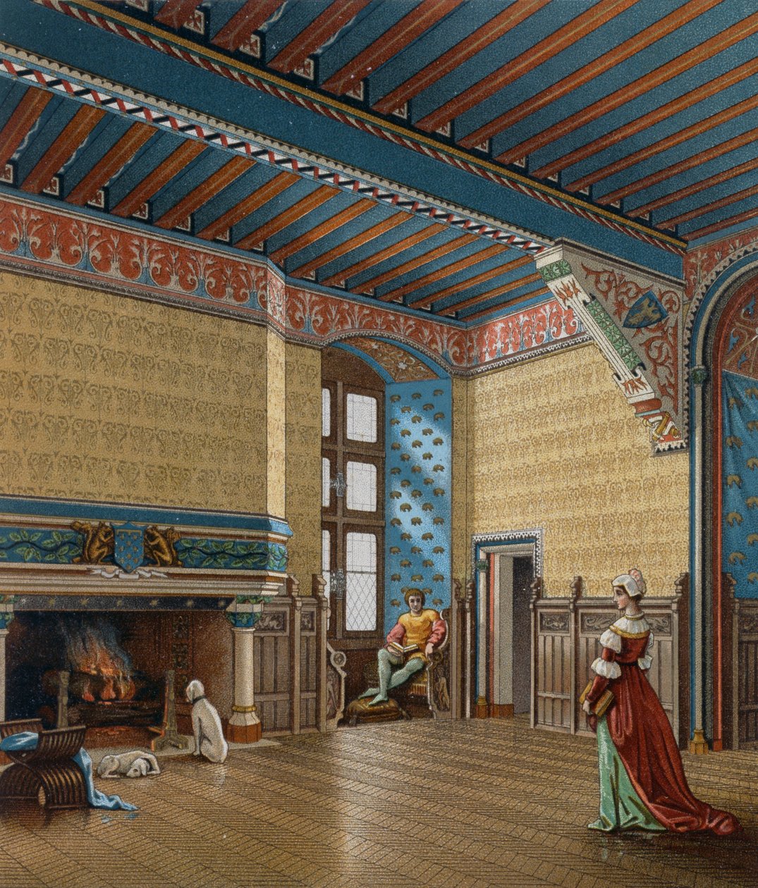 15. yüzyıl Fransız konutunun içi, Le Costume historique