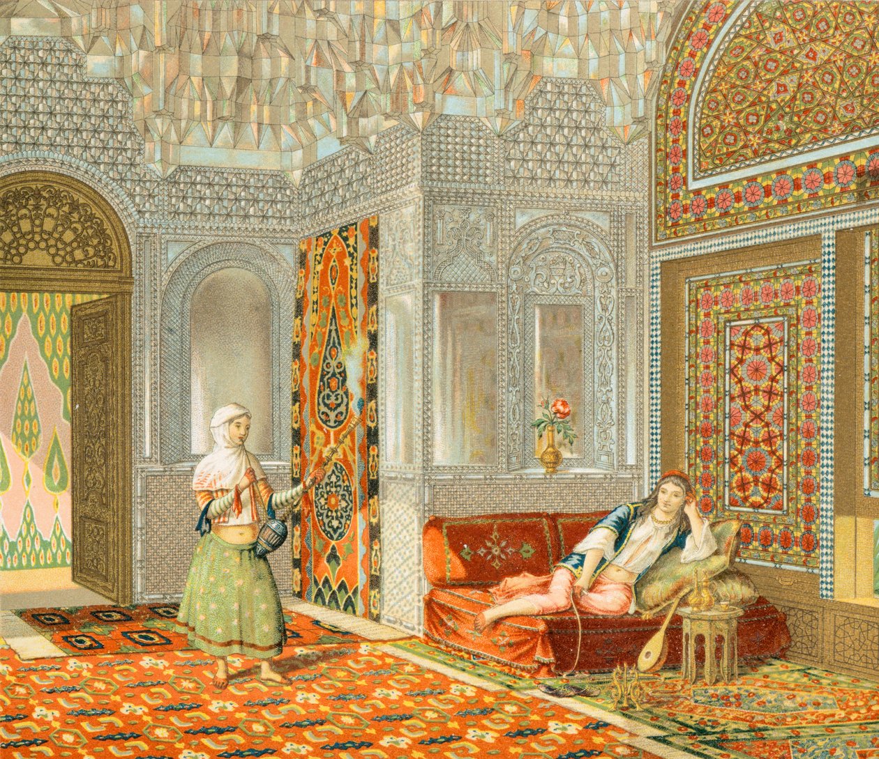 Bir Pers Odasının İçi, Auguste Racinet
