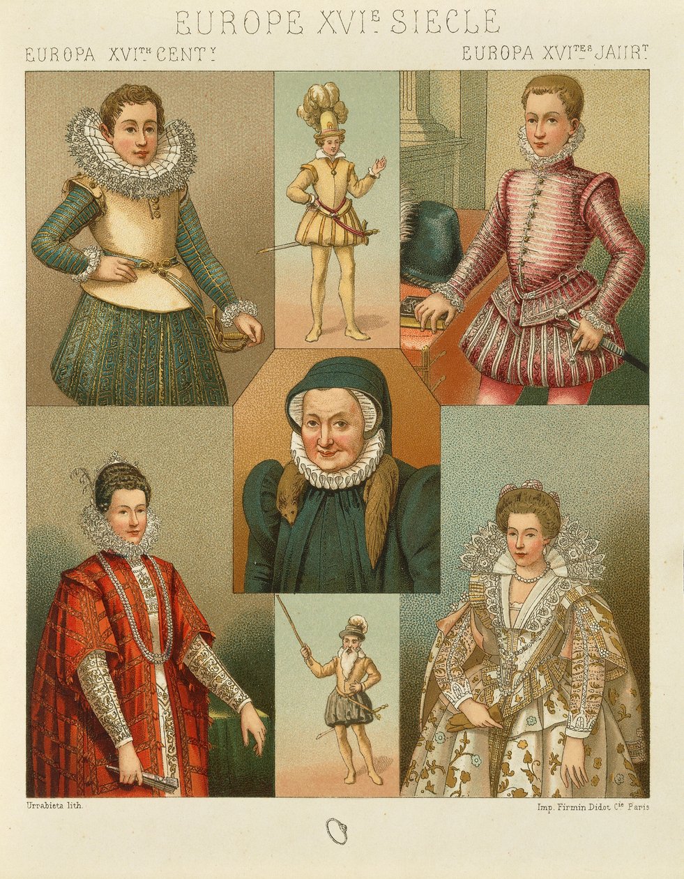"Le Costume Historique" (Kostüm Tarihinin Tamamı), Auguste Racinet, Cilt IV by Albert Charles August Racinet
