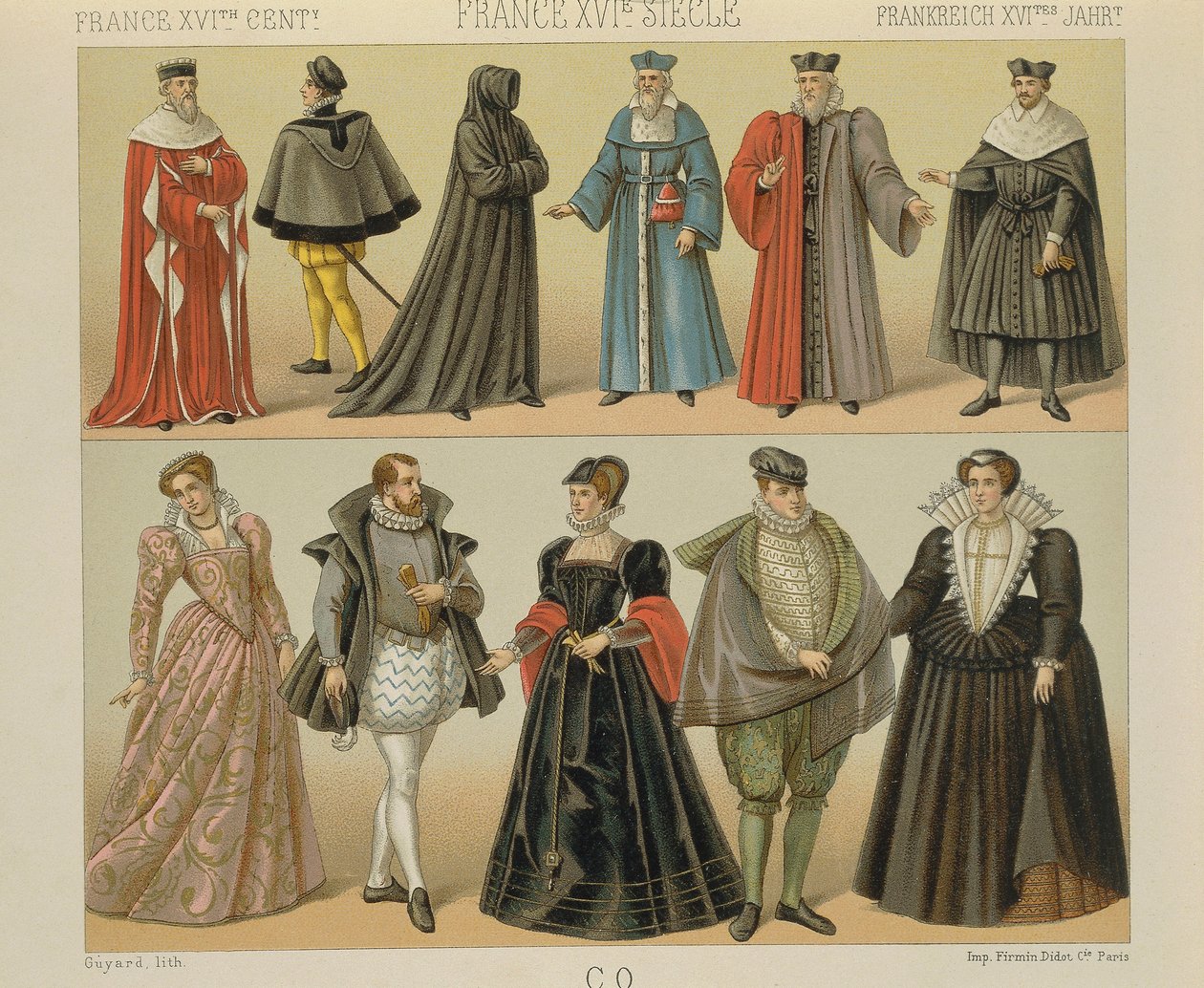 "Le Costume Historique" (Kostüm Tarihinin Tamamı), Auguste Racinet, Cilt IV by Albert Charles August Racinet