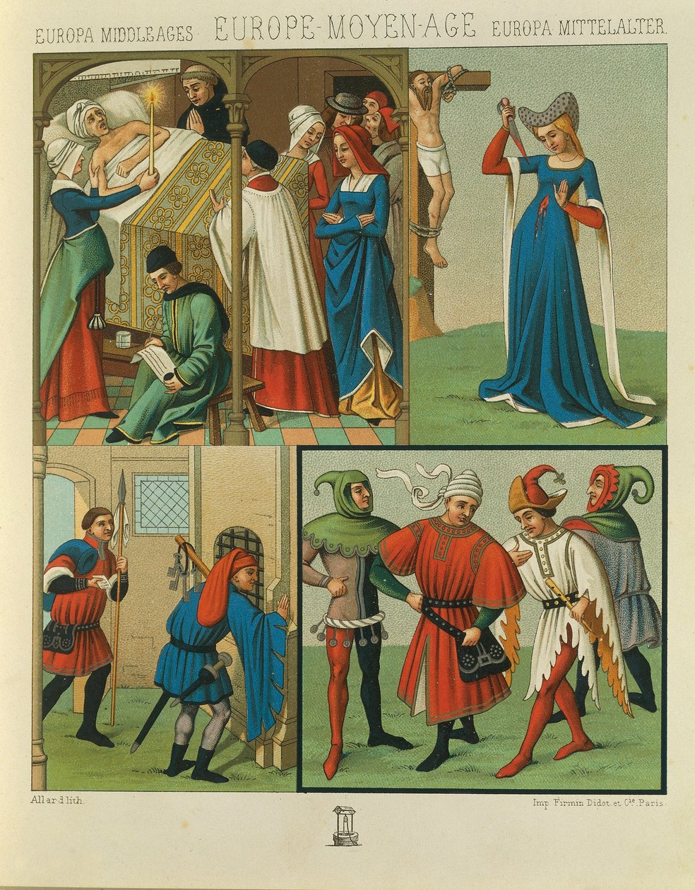 "Le Costume Historique" (Kostüm Tarihinin Tamamı), Auguste Racinet, Cilt IV by Albert Charles August Racinet