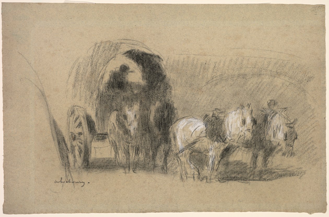 Bir Miller Arabası by Albert Charles Lebourg