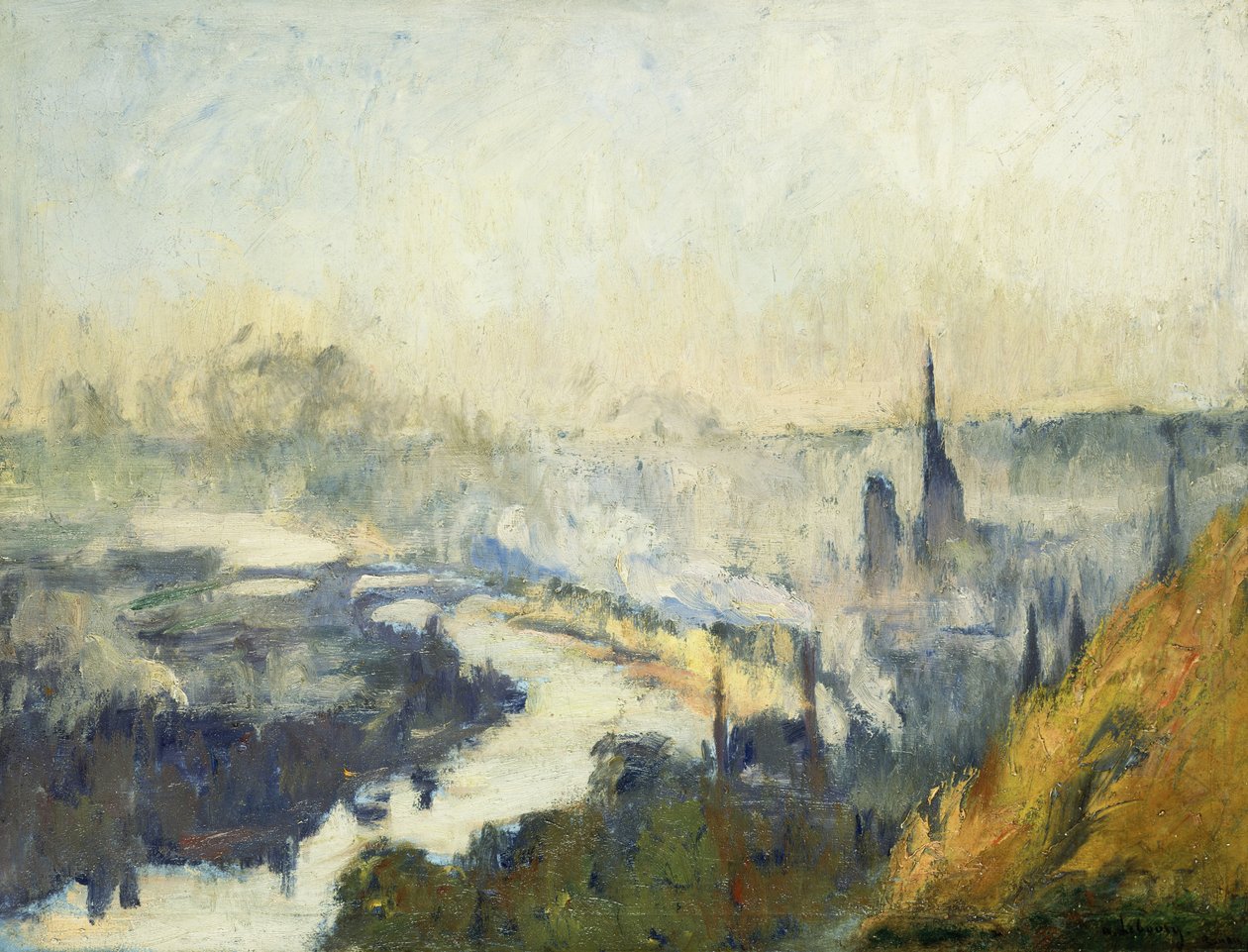 Aziz Catherine Dağı, Rouen by Albert Charles Lebourg