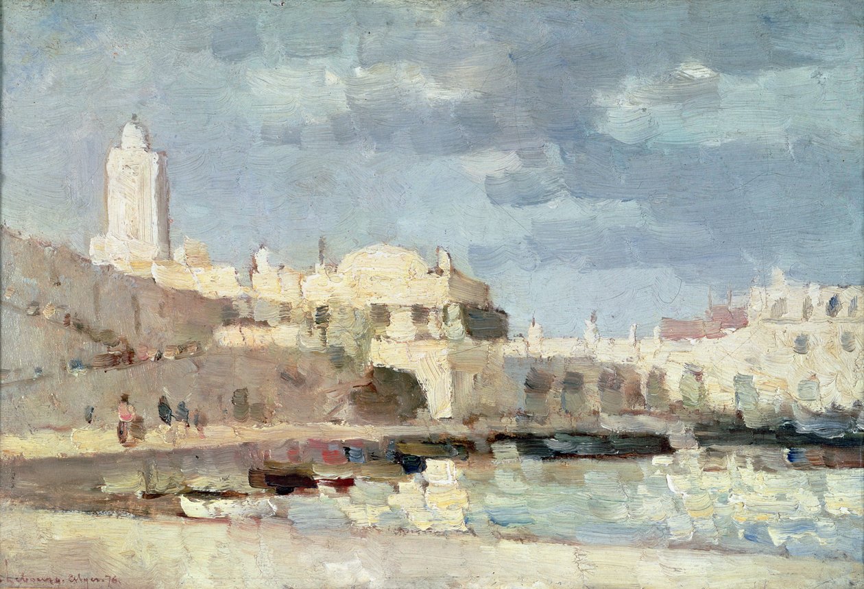 Cezayir Limanı, 1876 by Albert Charles Lebourg