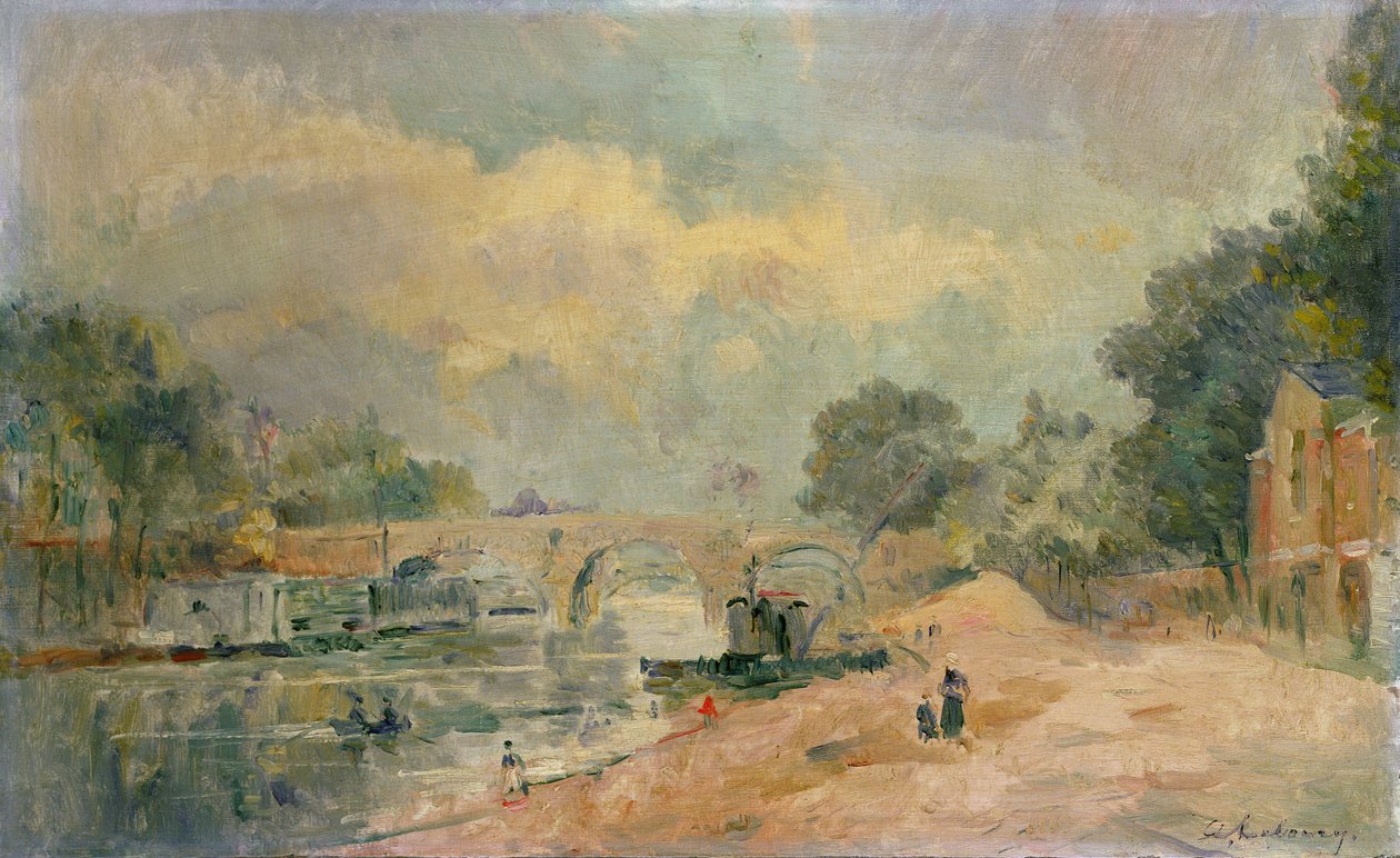 Pont Marie by Albert Charles Lebourg