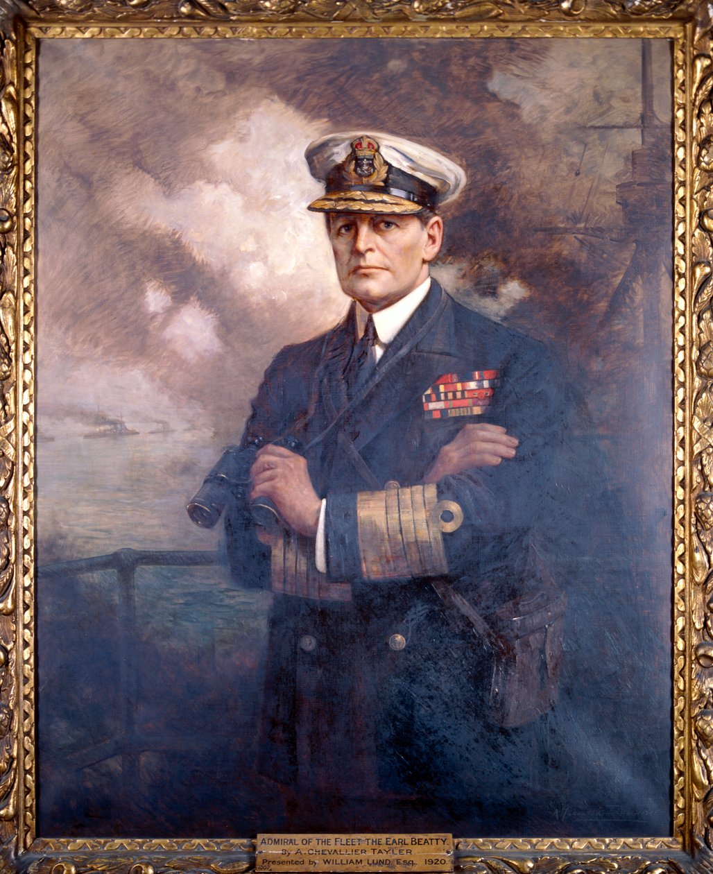 Donanma Amirali Earl Beatty, 1920 by Albert Chevallier Tayler