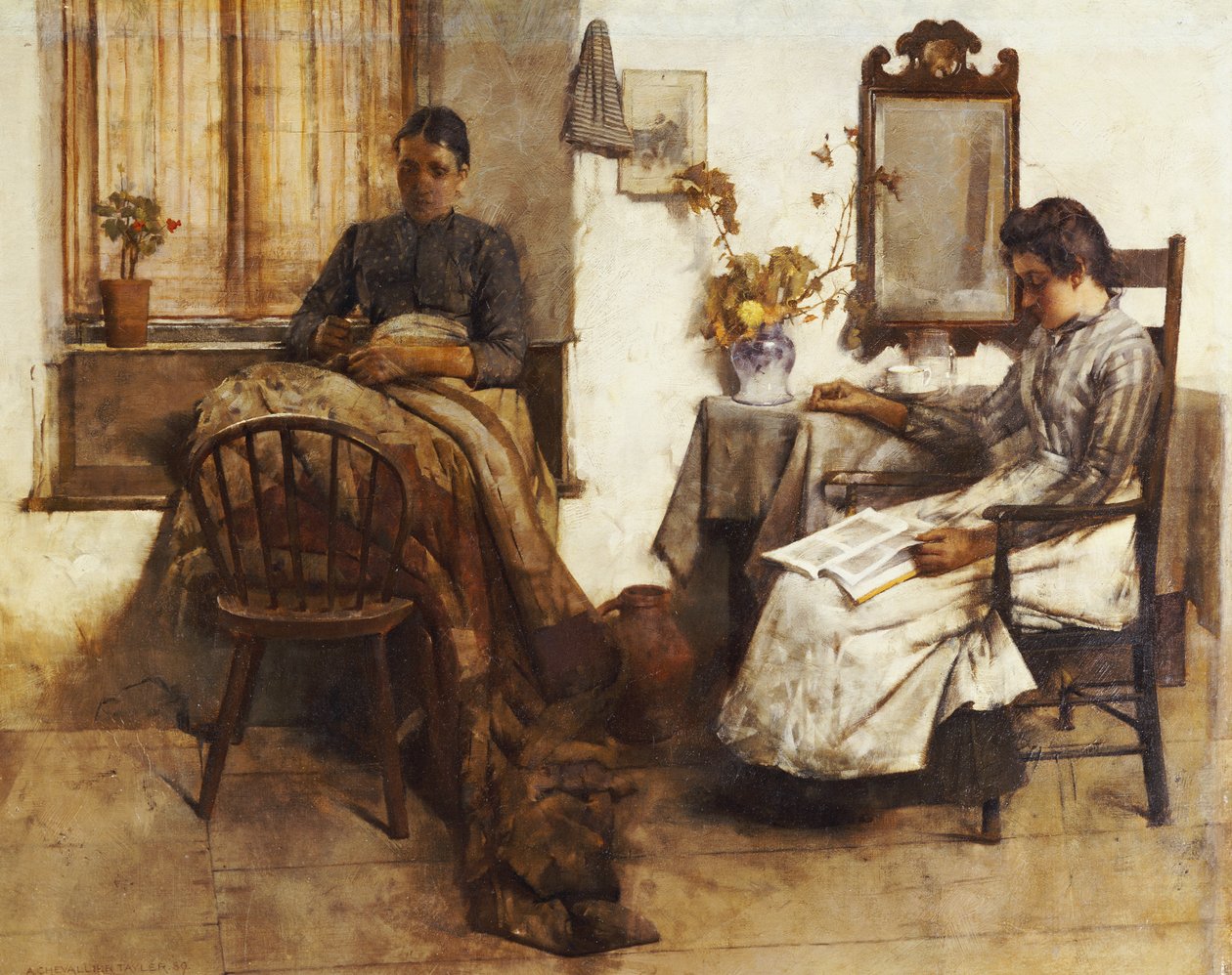 Sessiz Anlar, 1889 by Albert Chevallier Tayler
