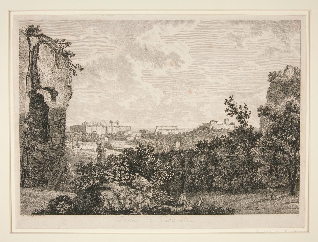 Caracalla Hamamları, Roma by Albert Christoph Dies