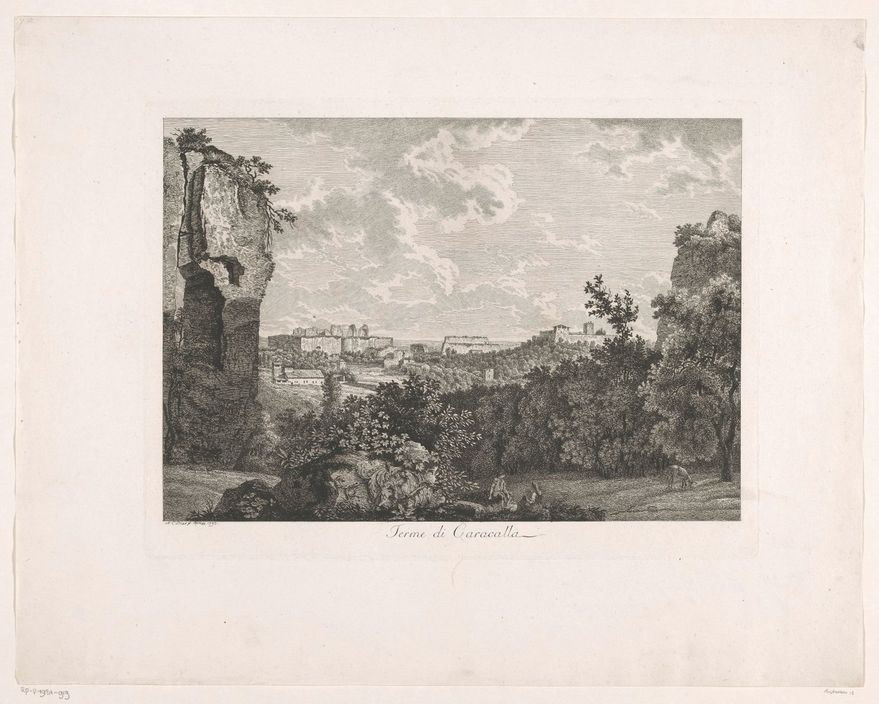 Caracalla Hamamları Terme di Caracalla (nesne üzerindeki başlık) İtalya