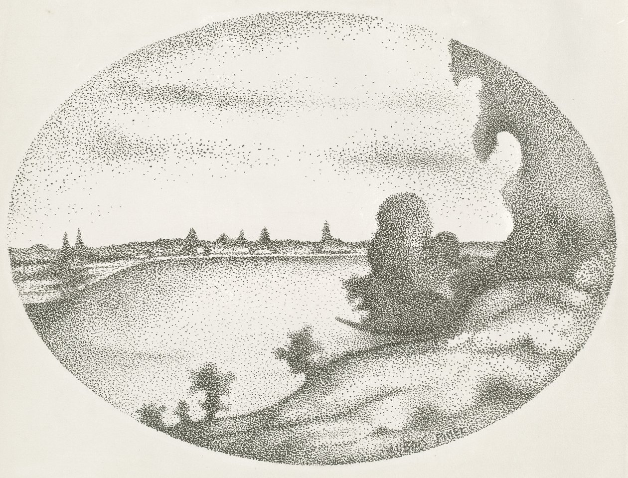 Nehir Manzarası by Albert Dubois Pillet