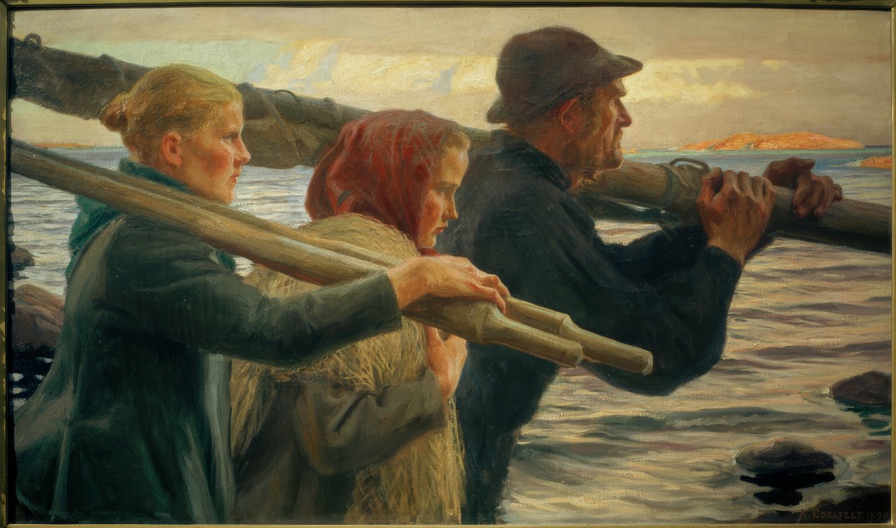 dış takımadalar by Albert Gustaf Aristides Edelfelt