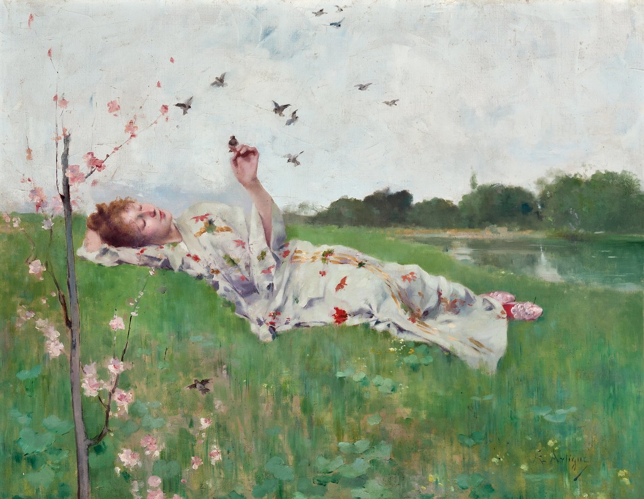 ötücü kuşlar by Albert Emile Artigue