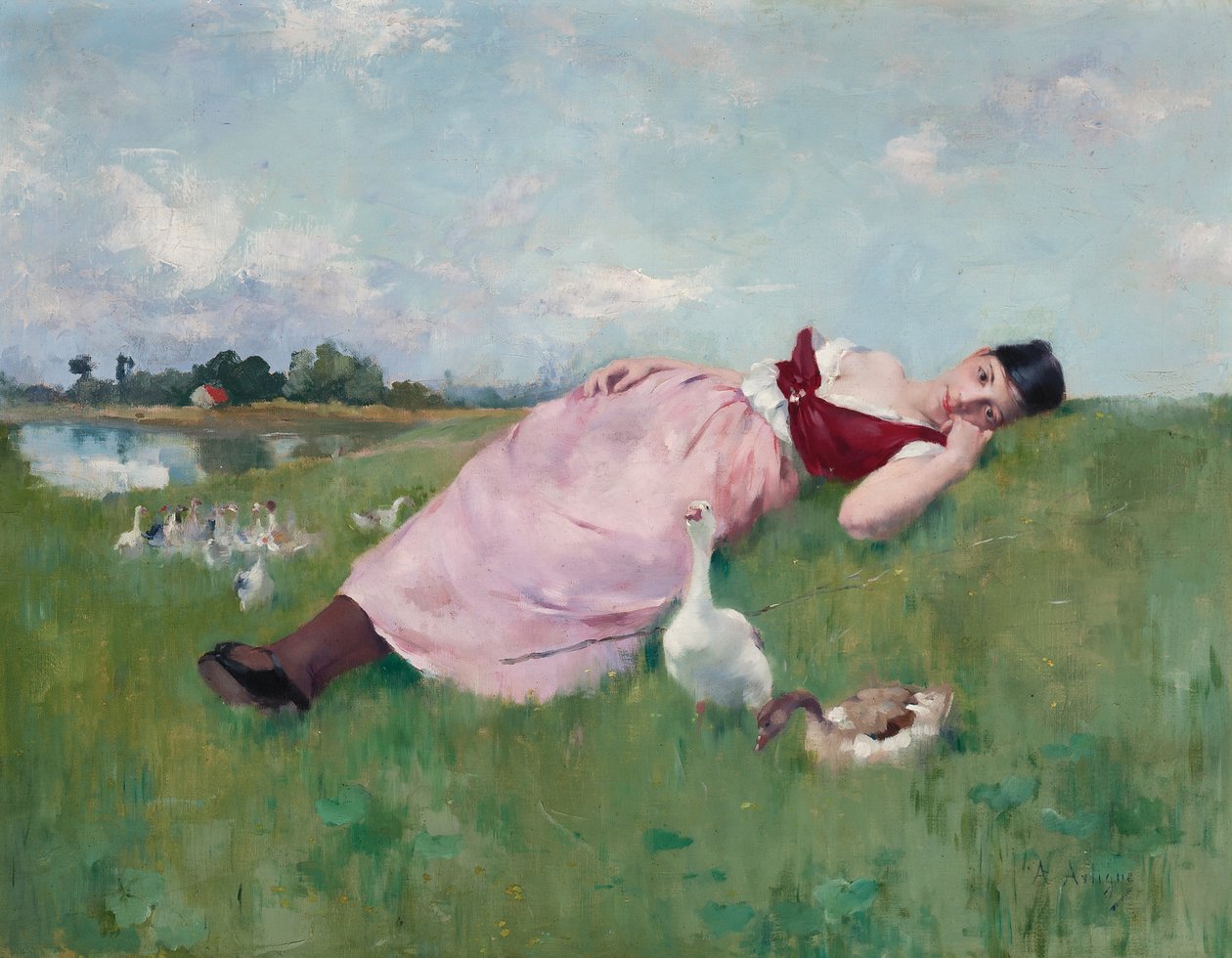 kaz kız by Albert Emile Artigue
