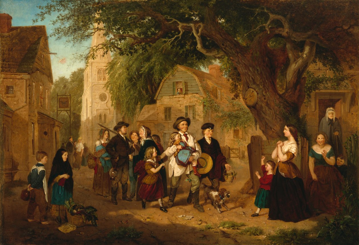 Kayıp Çocuk Geri Döndü, 1857 by Albert Fitch Bellows