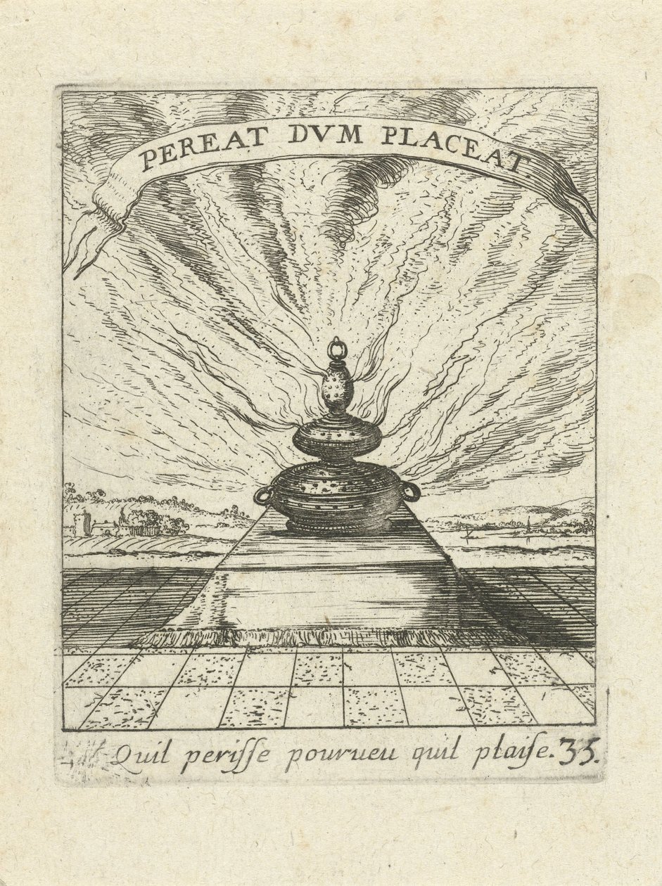 Parfumbrander Moraliserende liefdesemblemen (seri adı) by Albert Flamen