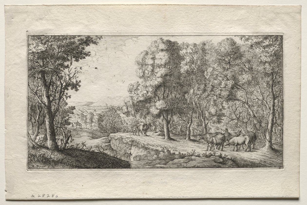 Ormanın Sınırındaki Yol by Albert Flamen