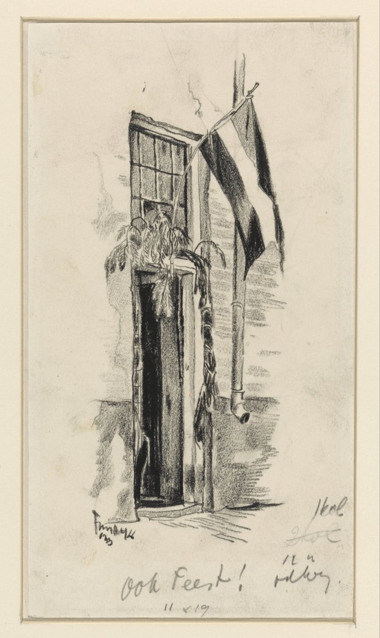 Ayrıca Parti (nesne üzerindeki başlık) by Albert Funke Küpper (signed by artist)