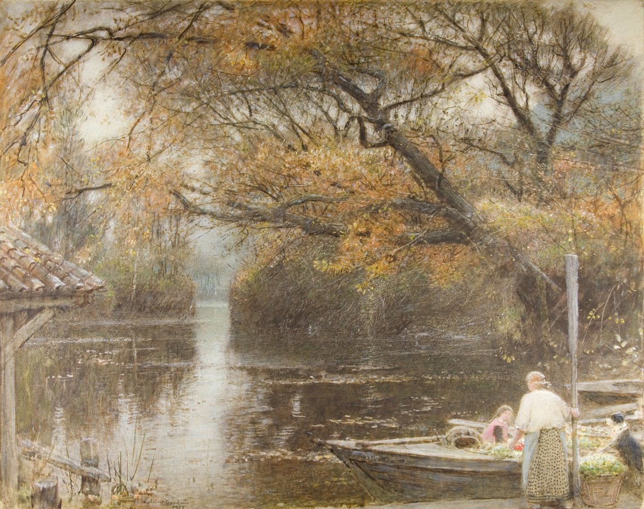 sonbahar parıltısı by Albert Goodwin