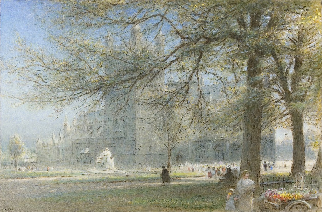 Exeter Katedrali by Albert Goodwin
